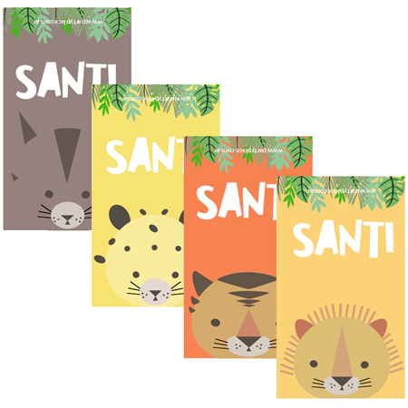 Stickers para doblar Safari 10u Pers